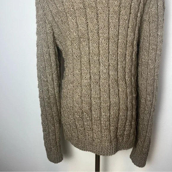 Handmade Cable Knit Button Front Cardigan - Picture 8 of 8